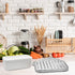 Stainless Steel Cheese Grater Multi-Function Cheese Grater Hand Chopper Graters & Peelers with Container & Lid for Cheeses Butter Cucumber Nutmeg