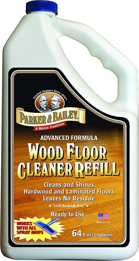 Parker Bailey cleaning product Wood Floor Cleaner-64 Refill, 64 oz, 64 Fl Oz
