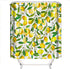 Yeacun Lemon Shower Curtain 72" x 72", Cute Shower Curtains with 12 Hooks, Waterproof Curtain for Bathroom, Fabric Bathroom Shower Curtain, Allover Fruits Shower Curtain Lemon Green Leaves