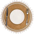 CAPASIN Round Placemats Set of 4, Dining Winter Modern Dinner Braided Beige Boho Round Table and Fall Circle Placemats Boho Runner Kitchen Table Plate Mats Set of 4 (White Ball)