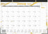 2022 Desk Calendar - Desk Calendar 2022, Monthly Calendar 2022, 17" x 12" Calendar 2022 January 2022 - December 2022, 2022 Calendar Desk with Large Ruled Blocks, Colorful Marble