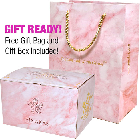 Boss Lady Mothers Day Gifts Basket for Women - 12oz Gold Pink Ceramic Coffee Mug + Funny Socks + Gift Bag - For the Best Boss and Boss Lady. The Best Mothers Day Gifts for Mom.