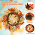 Rocinha Fall Wreath for Front Door Decor, 20 inch Autumn Wreath with Pine Cones Pumpkin Maple Leaf, Harvest Thanksgiving Decorations Fall Decorations for Home