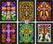 Stuff2Color Crosses - 6 Pack of Fuzzy Velvet Coloring Posters