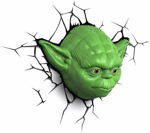 3D Light FX Star Wars Yoda Face 3D Deco LED Wall Light