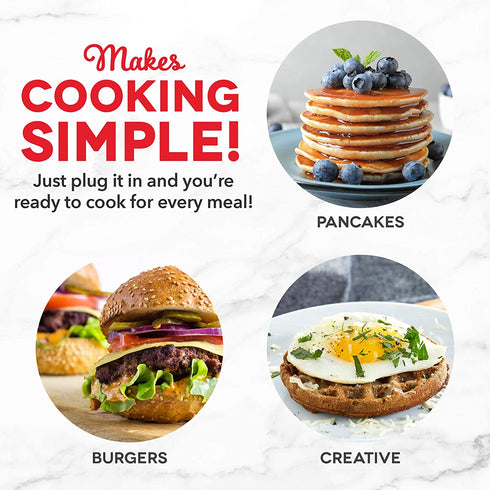 Dash Mini Maker Waffle Maker + Griddle, 2-Pack Griddle + Waffle Iron - Aqua