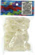 Rainbow Loom Official White Rubber Bands Refill 600 Count + 24 C-Clips