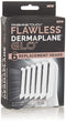 Finishing Touch Flawless Dermaplane Glo Facial Exfoliator Replacement Heads Only, Dermaplane Tool Not Included, White, 6 Count (Packaging may vary)