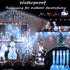 LJX Christmas Lights Outdoor Decorations Icicle Lights 32.8Ft 400LED 8 Modes Connectable Christmas String Lights for Holiday Christmas Wedding Party House Garden Bedroom Indoor Decoration Cold White