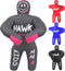 Hawk Sports Kids Grappling Dummy for Kids BJJ Wrestling Dummy Punching Bag MMA Brazilian Jiu Jitsu Children Judo Youth Throwing Boxing Dummy Dummies UNFILLED