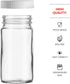 Small Glass Mason Jars 4 Ounce Mini Jars Full-Width Mouth, BPA Free Plastic Airtight Lid, For Jam, Jelly, Dressings, baby food, Crafts, Spices, Food Storage, Wedding favors, Decorating Jar (24 Pack)