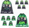 Video Game Party Loot Bags - 12 Pack 10'' x 12'' Game On Theme Gifts Bags for Kid Boys Drawstring Backpack Goodie Candy Favor Bags Birthday Party Supplies