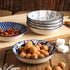 Selamica 2.5oz Ceramic Dip Bowls Set, Porcelain Dip Mini Bowls Soy Sauce Dish, dipping Bowls, Appetizer side dishes for party, family, pack of 6(Vintage Blue)