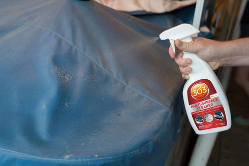 303 Marine Multi-Surface Cleaner - Safely Cleans All Water Safe Surfaces, Including All Types of Fabric and Vinyl, Rinses Residue Free, Manufacturer Recommended, 32oz (30204) Packaging May Vary
