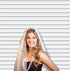 Mugshot Photo Booth Backdrop Banner - 6x6ft, Wide Enough for Everyone, Accurate Measurements for Bachelorette Party, Girls Night Out, Height Charts