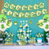 Frog Party Supplies, Cute Cartoon Frog Theme Birthday Decorations with Happy Birthday Banner, Cake Toppers, Balloons, Hanging Swirls for Boys Girls 1st Baby Shower Frog Themed Party Supplies Decor