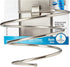 Command Hair Dryer Holder, Satin Nickel, 1-Holder, 2-Water-Resistant Strips, Organize Damage-Free