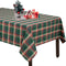 Plaid Tablecloth 57x84 Inch Green Christmas Table Cloth Checkered Fabric for Holiday Picnic Christmas Table Decoration