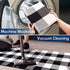 Buffalo Checkered Rugs Outdoor with Anti-Slip Mat, 23.6X51.2 Inches Plaid Rug Black and White Doormat Washable Cotton Woven Layered Door Mats for Kitchen/Farmhouse/Porch