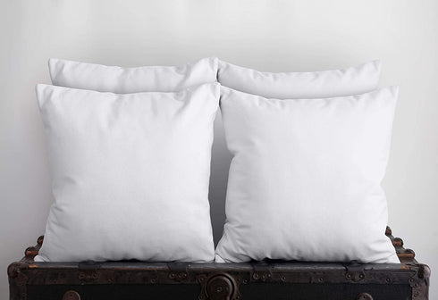 Utopia Bedding Throw Pillows Insert (Pack of 4, White) - 14 x 14 Inches Bed and Couch Pillows - Indoor Decorative Pillows