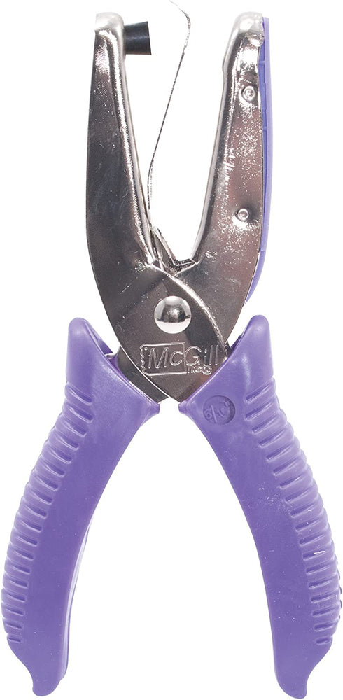 McGill 2" Reach Punchline Hole Punch, 5/16 Inch Round, Chrome/Purple