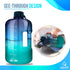 AQUAFIT 1 Gallon Water Bottle with Straw Motivational Water Bottle Big Water Bottle with Straw One Gallon Water Bottle Water Jug 1 Gallon Water Jug with Time Marker Daily Bottle