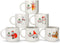 14OZ Large Christmas Coffee Mug Set of 6- Vacation Movie Tea Milk Hot Chocolate Cocoa Cups, Family Holiday Gifts Baskets For Friends Teacher Coworker