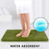 Genteele Bath Mats for Bathroom Non Slip - Green 17" x 24" Memory Foam Bathroom Rugs - Quick Dry Bath Mat