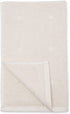 Amazon Basics 6-Piece Fade Resistant Bath, Hand and Washcloth Towel Set - Cream Grid