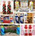 Pondpm Balloon Column Kit 2 Set, Base Stand and Pole, 2 Top Balloon Support Rod, Water Bags, Balloon Rings, Tying Tools, Balloon Glue Points Decoration for Party Wedding Birthday Easter Christmas