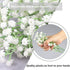 Homcomoda 24 PCs Baby Breath Artificial Flowers Gypsophila Real Touch Flowers for Wedding Party Home Garden Decoration