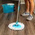 Hurricane Spin Mop Replacement Mop Heads for As Seen On TV Mop & Bucket Cleaning System by BulbHead, Spin Away Germy, Dirty Water - Super-Absorbent Microfiber Mop Head Holds 10X Weight ” 1-Pack