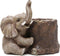 Hodao Elephant Decorations for Home Desk Organizer Gold Elephant Decor Elephant Pen Holder