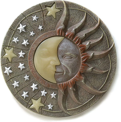 Koehler 39697 10.5 Inch Celestial Glow-in-Dark Stepping Stone