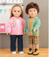 Simplicity US8576OS 18" Sport and Pajamas Unisex Doll Clothes Sewing Patterns, One Size (One Size)
