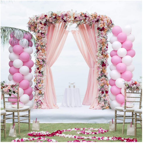 PURTOCA Balloon Column Kit - 2-Piece Balloon Stand Pole And Base Set - Easy Setup, Long- Lasting Balloon Tower Kit - DIY Balloon Columns for Birthday, Graduation, Wedding & Christmas Party