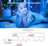 Fiee 500 LED Christmas Fairy String Lights, 8 Lighting Modes, 175ft Plug in String Waterproof Mini Lights for Outdoor Indoor Holiday Christmas Wedding Party Bedroom Decorations, 500L Blue+White
