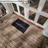 AAZZKANG Welcome Mats for Front Door Outdoor with Durable Non Slip Rubber Backing Ultra Absorb Mud Easy Clean Indoor Door Mat for Entrance Heavy Duty Doormat Black