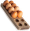Gui's Chicken Coop Egg Tray - Rustic Wooden Egg Holder For Eggs Usable in Kitchen Refrigerator, or Countertop for Display or Storage - Easy to Clean€¦ (12 Eggs)