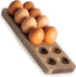 Gui's Chicken Coop Egg Tray - Rustic Wooden Egg Holder For Eggs Usable in Kitchen Refrigerator, or Countertop for Display or Storage - Easy to Clean€¦ (12 Eggs)