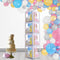 FamShack 96 Pcs White Gender Reveal Party Decorations with Gender Reveal Balloon Garland Kit | Clear Baby Boxes with Letters for Baby Shower Decorations (White)