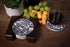 CoasterStone Wood Holder for Round Holds 4 Drink Coasters up to 4-1/4 Inch, 1, Deep Brown