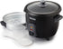 Aroma Housewares ARC-363-1NGB 3 Uncooked/6 Cups Cooked Rice Cooker, Steamer, Multicooker, 2-6 cups, Silver