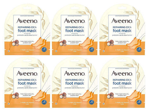 Aveeno Repairing Cica Foot Mask 3-Pack