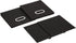 Household Essentials 34-1 Decorative Storage Cube Set with Removable Lids | Black | 2-Pack