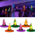 JOYIN 12 Pcs Halloween Decorations Witch Hat Lights String Lights, Lighted Witches Hats Lights Outdoor, Glowing Witch Hats in 8 Flashing Modes, Light Up Witch Hat Decor for Outdoor Indoor Yard Tree