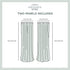 Exclusive Home Curtains Kochi Linen Blend Grommet Top Curtain Panel Pair, 54x108, Seafoam, 2 Count