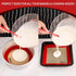 AMZOYO Set of 4 Silicone Baking Mats for the Oven - Includes Half, Quarter, Round, and Square Sheet Liners - 100% Non-Stick and Reusable - BPA Free and Heat Resistant - Washable and Dishwasher Safe