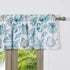 Barefoot Bungalow Cruz Coastal Window Valance, 84 W x 19 L inches, White