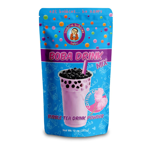 COTTON CANDY Boba / Bubble Tea Drink Mix Powder By Buddha Bubbles Boba (10 Ounce / 283 Grams)